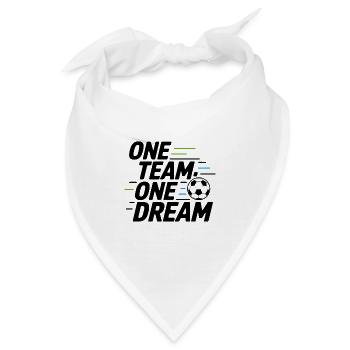 ONE TEAM ONE DREAM - Bandana - Weiß - Vorne