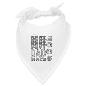 Bester Papa der Welt seit 2005 Vatertag - Bandana - Weiß - Vorne