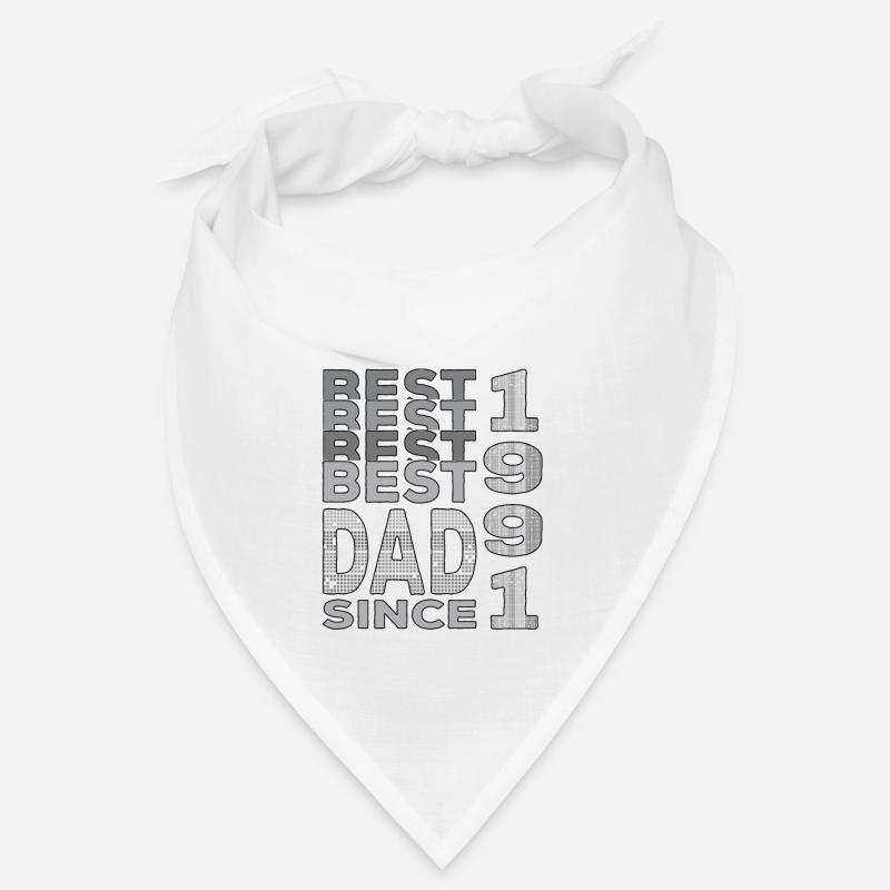 Bester Papa der Welt seit 1991 Vatertag Bandana