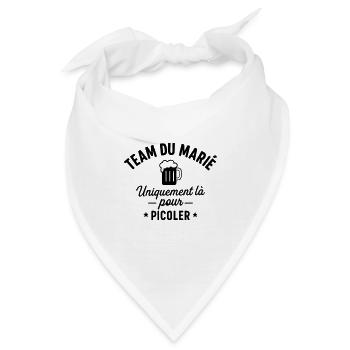 Bräutigamsteam, Junggesellenabschied, Junggesellenabschied - Bandana - Weiß - Vorne