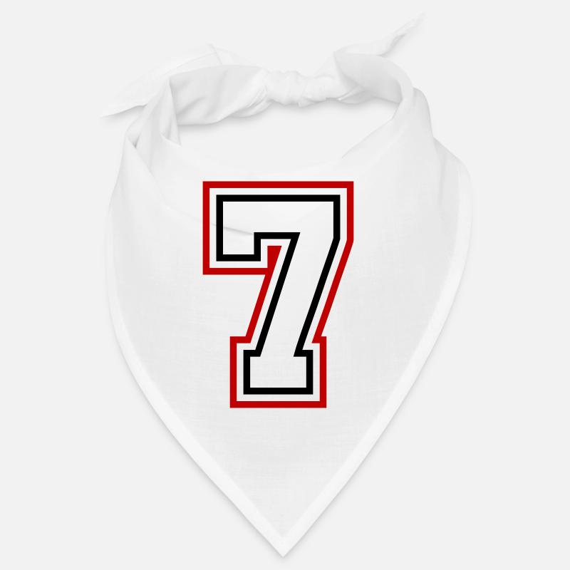 7 Numéro de numéro Bandana