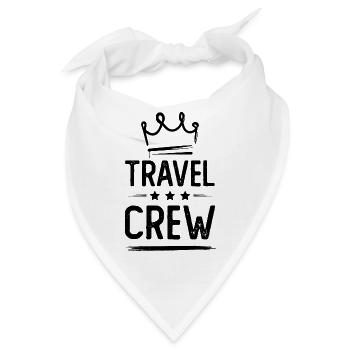 Travel Crew - Bandana - Weiß - Vorne