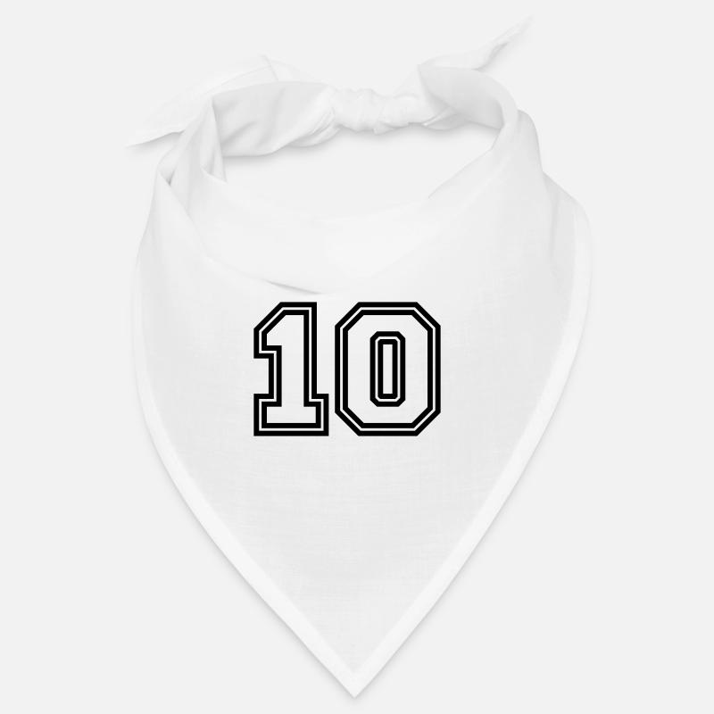 10 number symbol Bandana