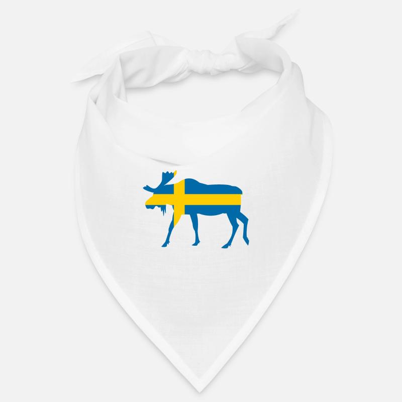 Elk Suède Drapeau Vacances Bandana