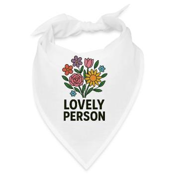 LOVLY PERSON - Bandana - Weiß - Vorne