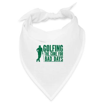 Golf - Golfclub Goldspieler Birdie Elite Luxus - Bandana - Weiß - Vorne