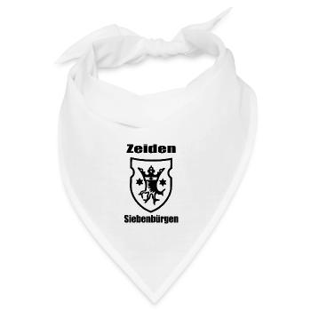 Zeiden in Siebenbürgen - Bandana - Weiß - Vorne