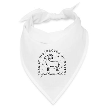 Ziegen-Nutztiere - Bandana - Weiß - Vorne