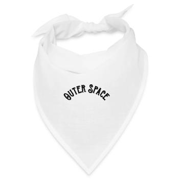 Outer Space - Bandana - Weiß - Vorne