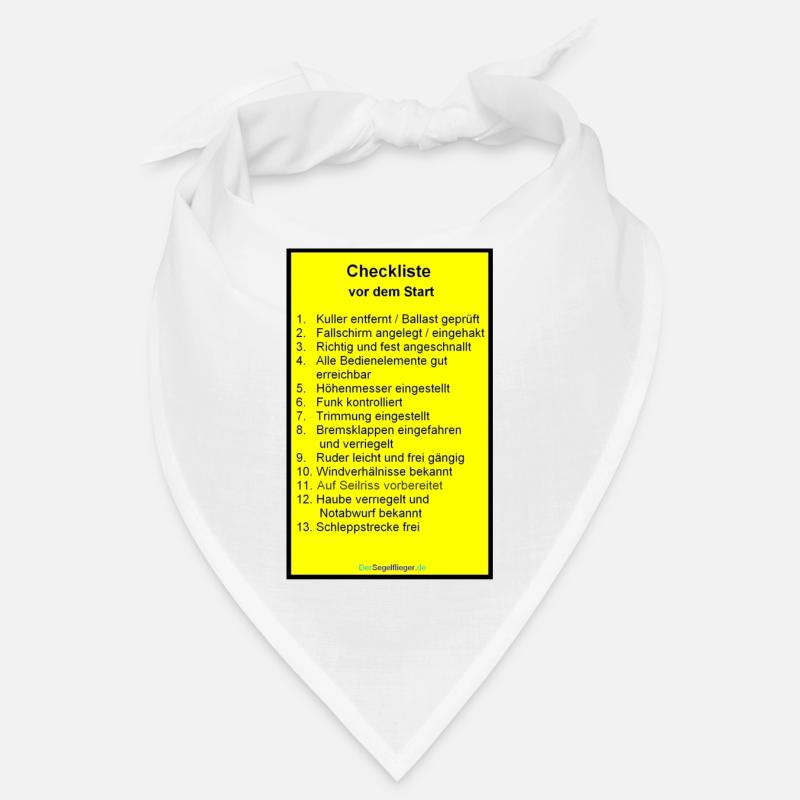 Checklist Glider Bandana