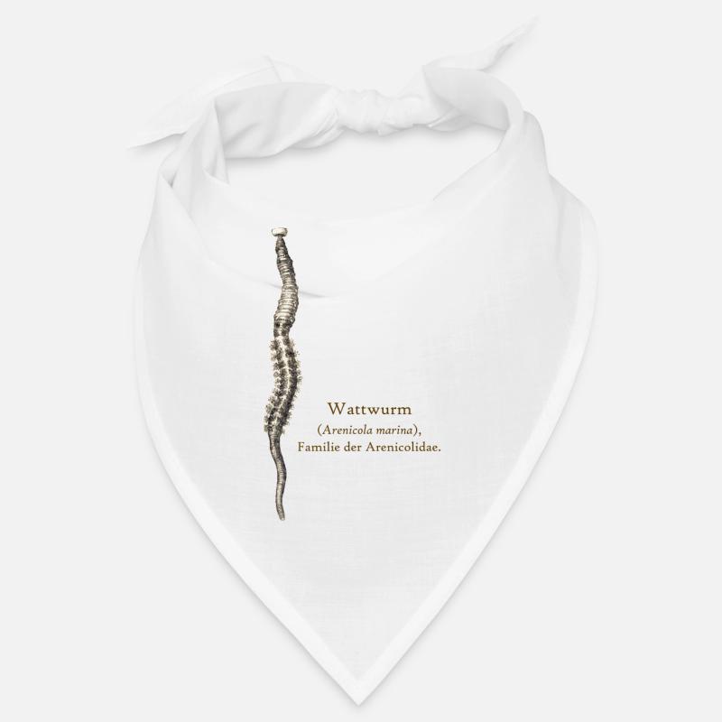 Wattwurm dunkel Bandana