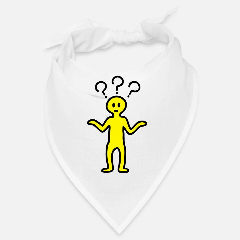 Question mark hommes Bandana