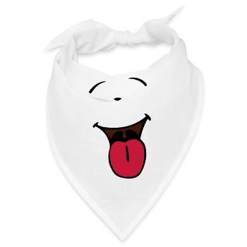 Clown - Bandana - Weiß - Vorne
