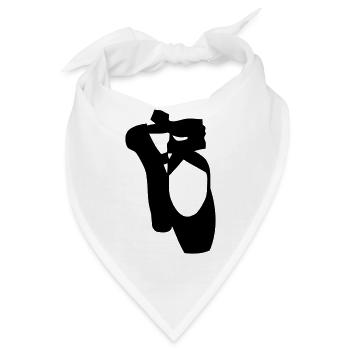 Ballet schuhe - Bandana - Weiß - Vorne