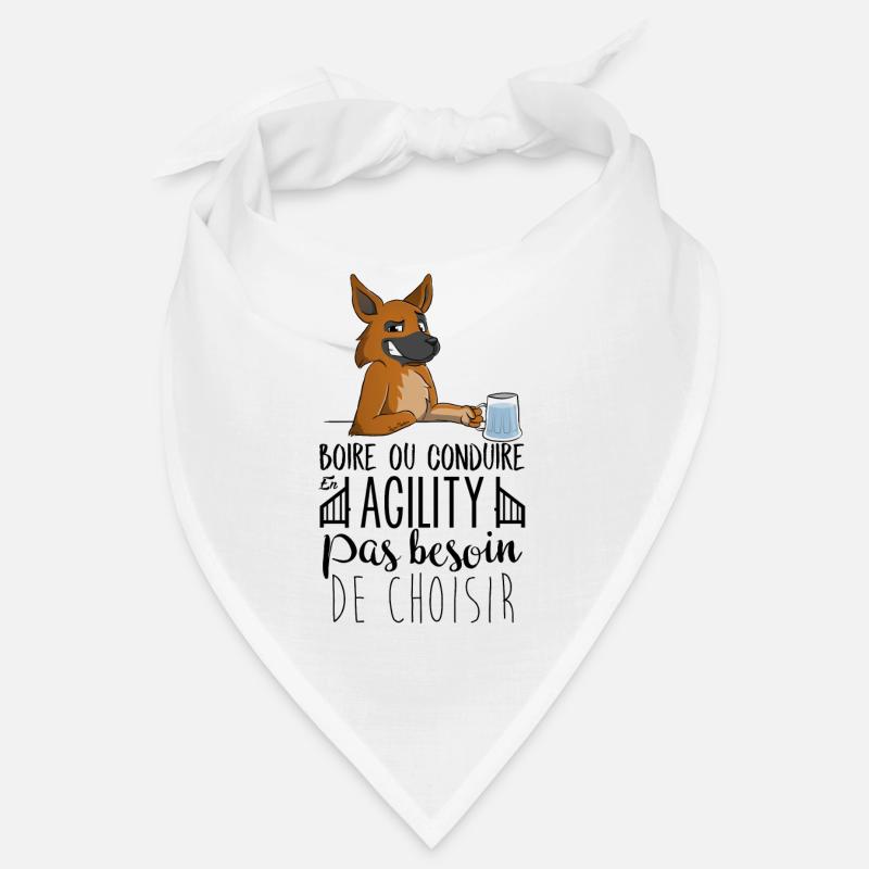 Trinken oder Fahren - Schäferhund Bandana