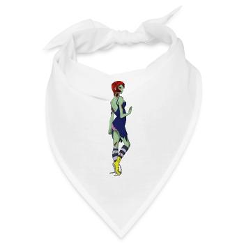 Zombie Lady - Bandana - Weiß - Vorne