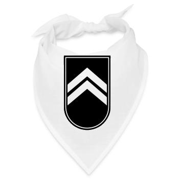 Abzeichen Badge Auszeichnung Armee Army 2c - Bandana - Weiß - Vorne