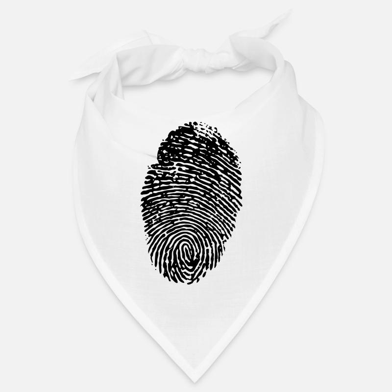 fingerprint plain invert Bandana
