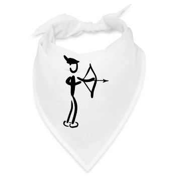 Robin Hoody - Bandana - Weiß - Vorne