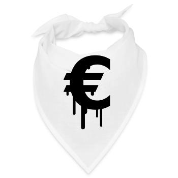 Euro - Bandana - Weiß - Vorne