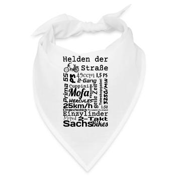 Helden der Straße, Hercules Prima 5, 25 km/h, Mofa - Bandana - Weiß - Vorne