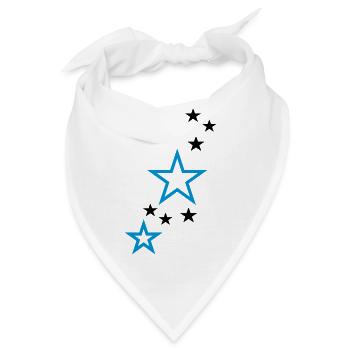 Stars - Bandana - Weiß - Vorne