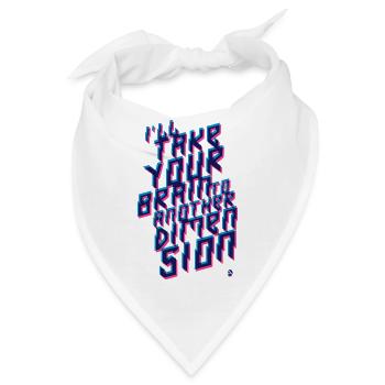 AD Out of space - Bandana - Weiß - Vorne