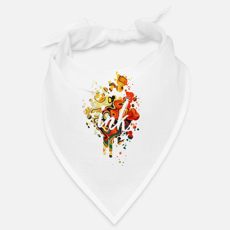 Blob d'encre couleur - Design Premium Bandana