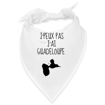Guadeloupe / 971 / Meer / Frankreich - Bandana - Weiß - Vorne