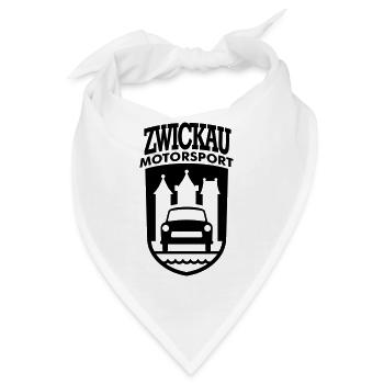 Trabi Motorsport Zwickau Wappen - Bandana - Weiß - Vorne