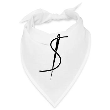 nadel - Bandana - Weiß - Vorne
