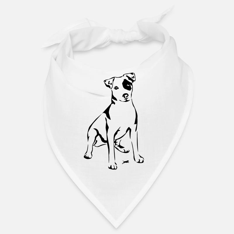 Jack Russell - Bandana - white