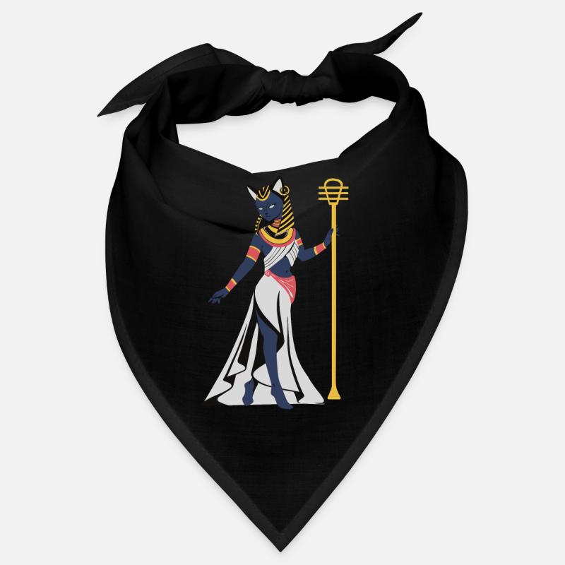 Déesse Bastet forme féline - Egypte antique - Chat Bandana