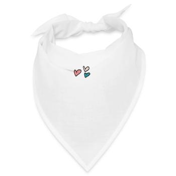 Heart to Heart - Bandana - Weiß - Vorne