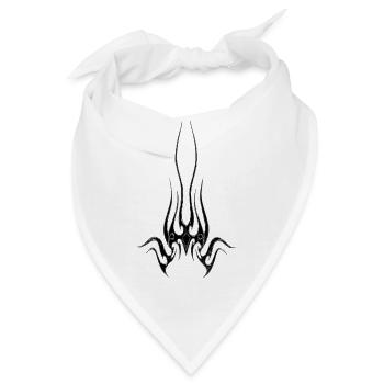 Tribal - Bandana - Weiß - Vorne