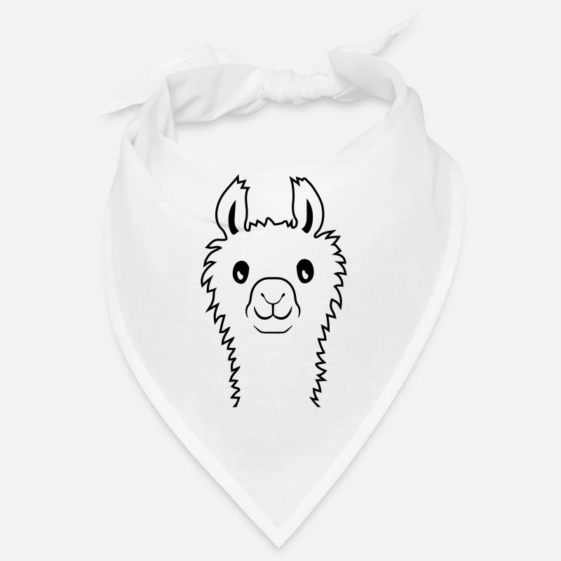 Conception d'alpaga mignon Bandana