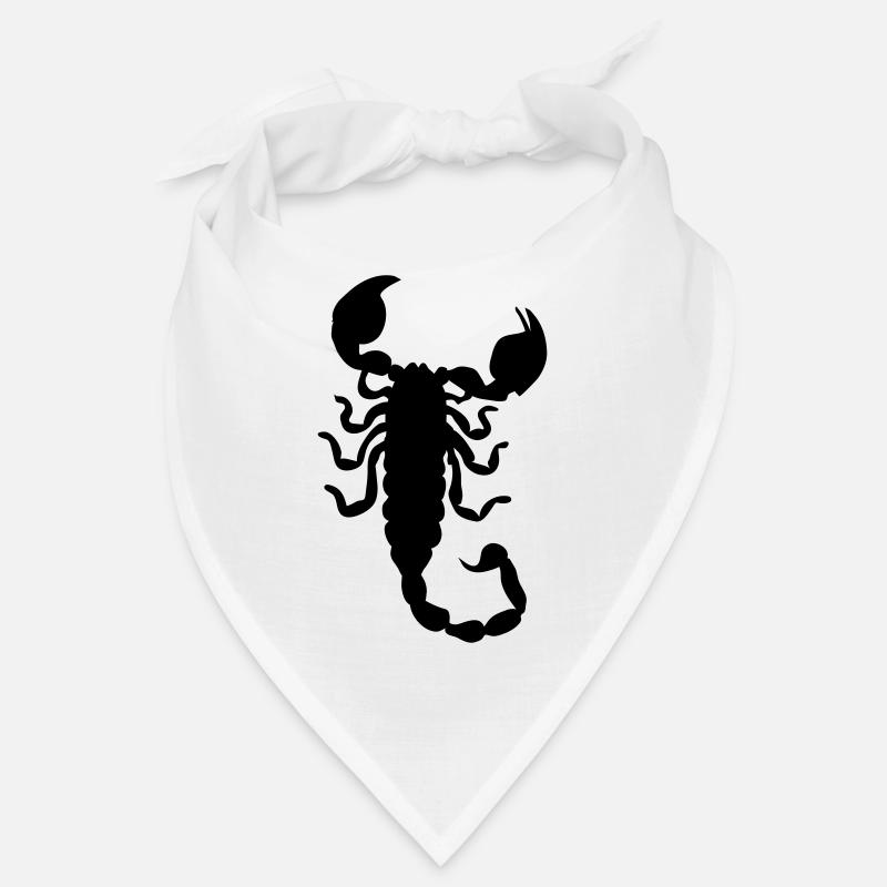 logo scorpion - Bandana - blanc