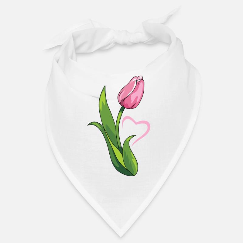 Tulipe rose Bandana