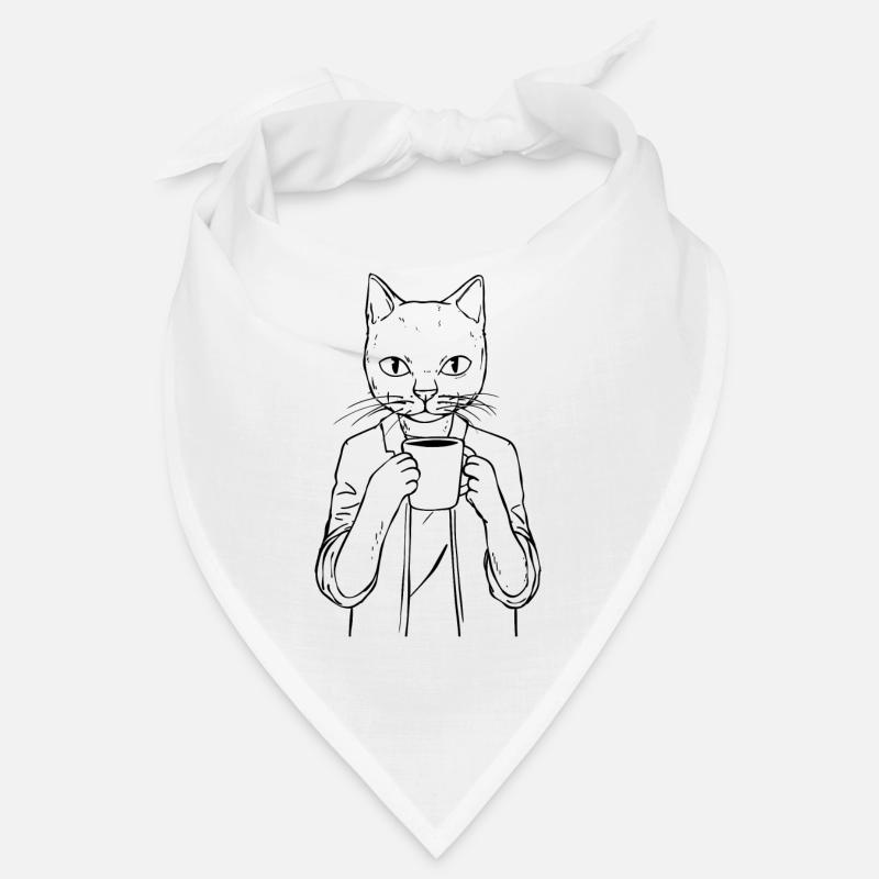 Kaffee Katze Bandana