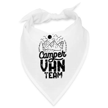 Campervan Team Wohnwagen Camper Van Wohnmobil - Bandana - Weiß - Vorne