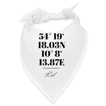 Kiel - Bandana - Weiß - Vorne