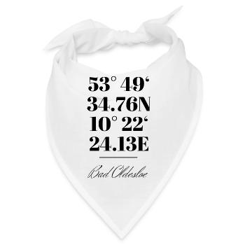Bad Oldesloe - Bandana - Weiß - Vorne