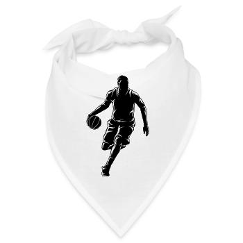 Sport Basketball Dribbling - Bandana - Weiß - Vorne