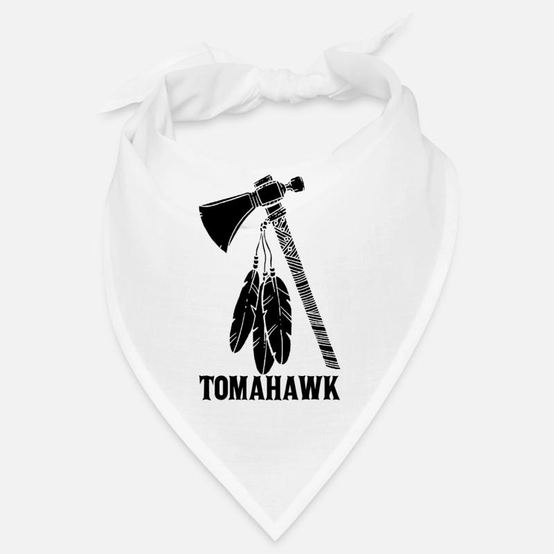 schwarzer Tomahawk Bandana