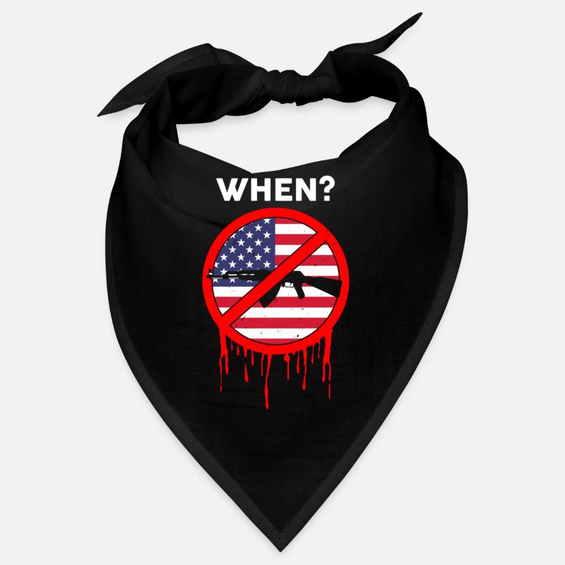 When? Gun Control Movement USA Bandana
