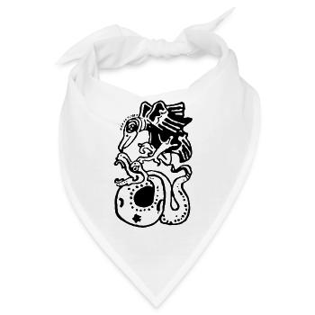 Inka Kultur, Lateinamerika - Bandana - Weiß - Vorne
