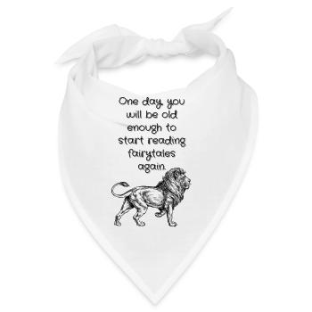 Narnia-Phrase - Bandana - Weiß - Vorne