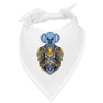 Ritter Koala Kreuzritter - Bandana - Weiß - Vorne