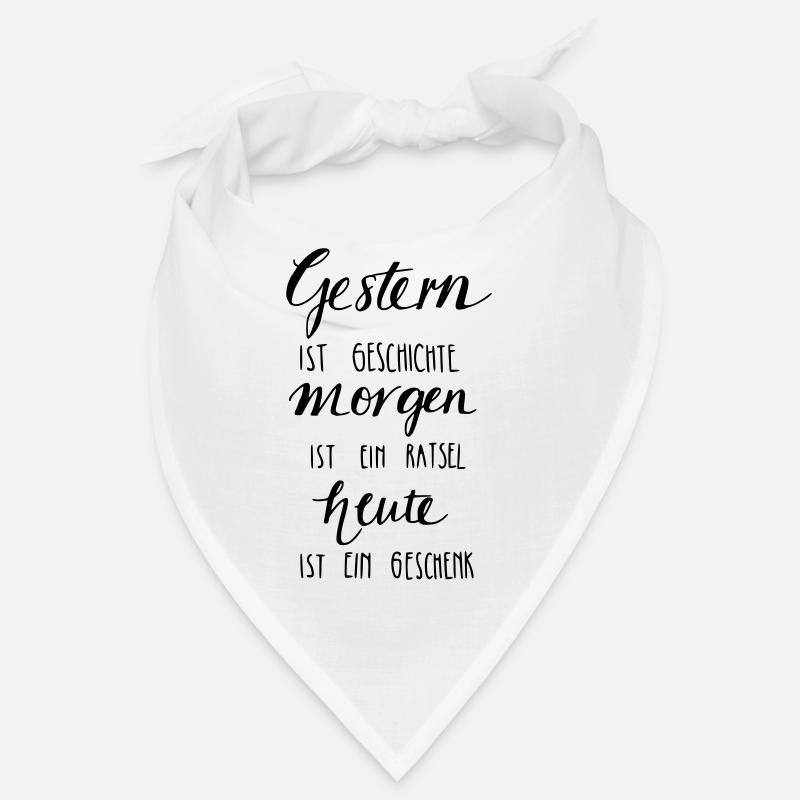 Gestern ist Geschiche... Heute ein Geschenk! Bandana