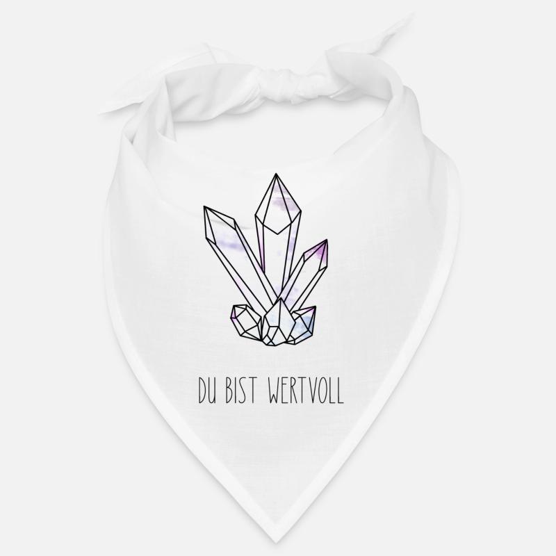 "du bist wertvoll", Spruch, Christlich Bandana